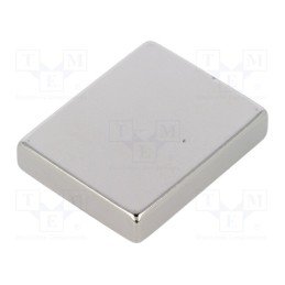 1 pcs x ELESA+GANTER - GN 55.4-ND-33-26,3-6,5 - Magnet: permanent, neodymium, H: 6.5mm, 85N, W: 26.3mm, L: 33mm