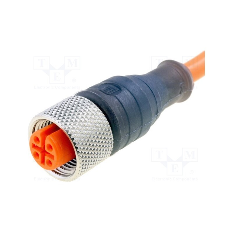 1 pcs x LUMBERG AUTOMATION - RKT 4-3-06/5 M - Connection lead, M12, PIN: 3, straight, 5m, plug, 250VAC, 4A, IP67
