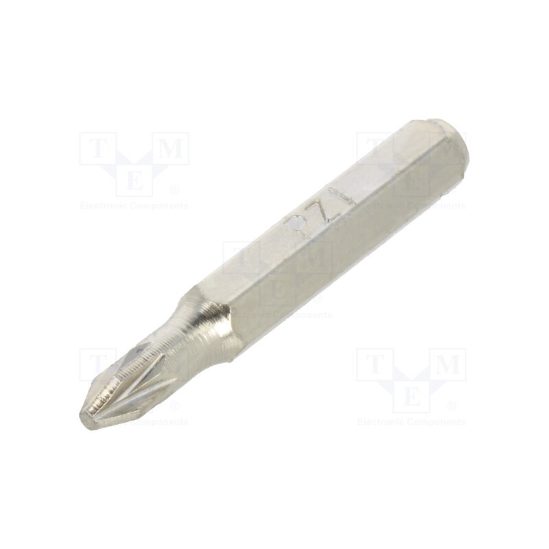 1 pcs x BETA - 12560064 - Screwdriver bit, Pozidriv®, PZ1, Overall len: 27mm