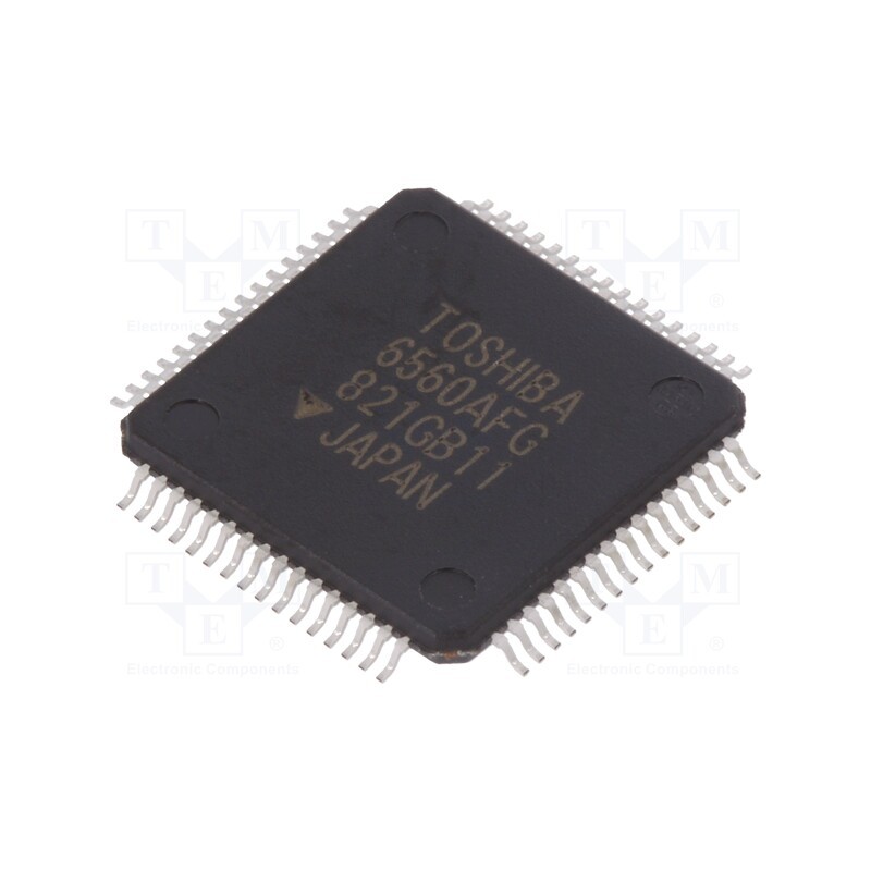 1 pcs x TOSHIBA - TB6560AFG(O,8) - IC: driver, stepper motor controller, PWM, QFP64, 1.5A, 4.5÷34V