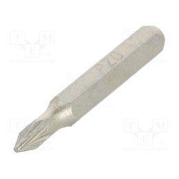 1 pcs x BETA - 12560063 - Screwdriver bit, Pozidriv®, PZ0, Overall len: 27mm