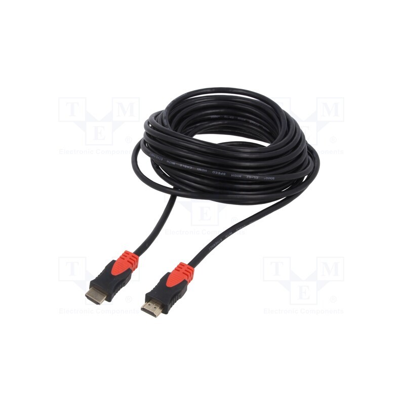 1 pcs x SAVIO - SAVKABELCL-96 - Cable, HDMI 2.0, HDMI plug,both sides, Len: 3m, black, 30AWG