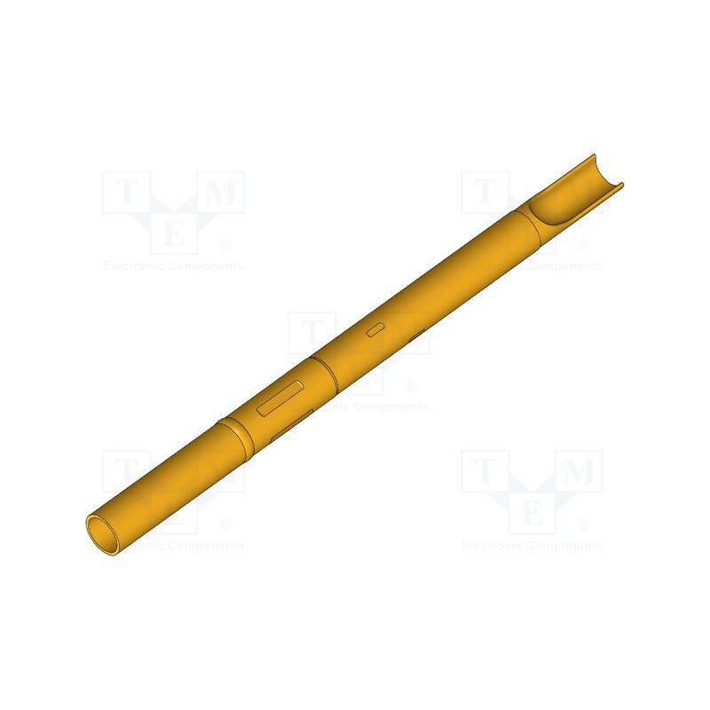 1 pcs x INGUN - KS-112 30 G8 - Test probe socket, Contact plating: gold-plated, KS-112, 30mm