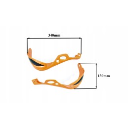Orange hand guards enduro cross quad atv gy6107812 j