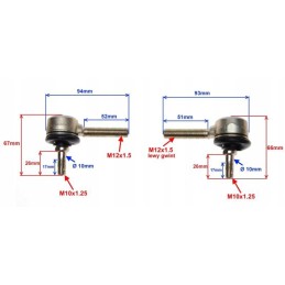 Quad atv 110 150 200 250 rod end