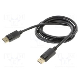 1 pcs x SAVIO - SAVKABELCL-136 - Cable, DisplayPort 1.2, DisplayPort plug,both sides, Len: 2m