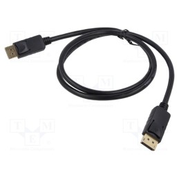 1 pcs x SAVIO - SAVKABELCL-135 - Cable, DisplayPort 1.2, DisplayPort plug,both sides, Len: 1m