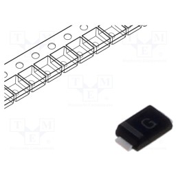10 pcs x ROHM SEMICONDUCTOR - RB160VAM-40TR - Diode: Schottky rectifying, SMD, 40V, SOD323HE