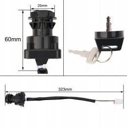Ignition switch on off quad atv kawasaki kfx450r 08 14