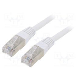 1 pcs x GEMBIRD - PPB6-2M - Patch cord, F/UTP, 6, stranded, CCA, PVC, grey, 2m, 26AWG, shielded