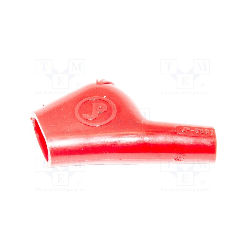 1 pcs x MUELLER ELECTRIC - JP-8681-C2 - Insulator, red, PVC