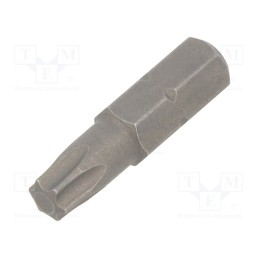 1 pcs x WIHA - 1720 - Screwdriver bit, Torx®, TX27, Overall len: 25mm, STANDARD