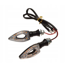 LED turn signals lezki e32 with hole quad atv 2x