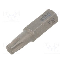 1 pcs x WIHA - 1719 - Screwdriver bit, Torx®, TX25, Overall len: 25mm, STANDARD