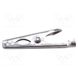 1 pcs x MUELLER ELECTRIC - BU-30X - Crocodile clip, 5A, Grip capac: max.4.8mm, Overall len: 28mm