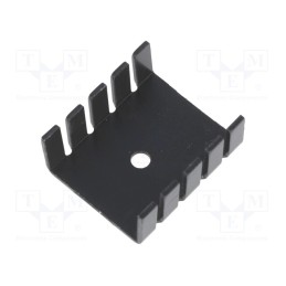 2 pcs x STONECOLD - HS-002 - Heatsink: moulded, TO220, black, L: 30mm, W: 25mm, H: 12.5mm, anodized