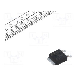 3 pcs x STMicroelectronics - T435-600B-TR - Triac, 600V, 4A, DPAK, Igt: 35mA
