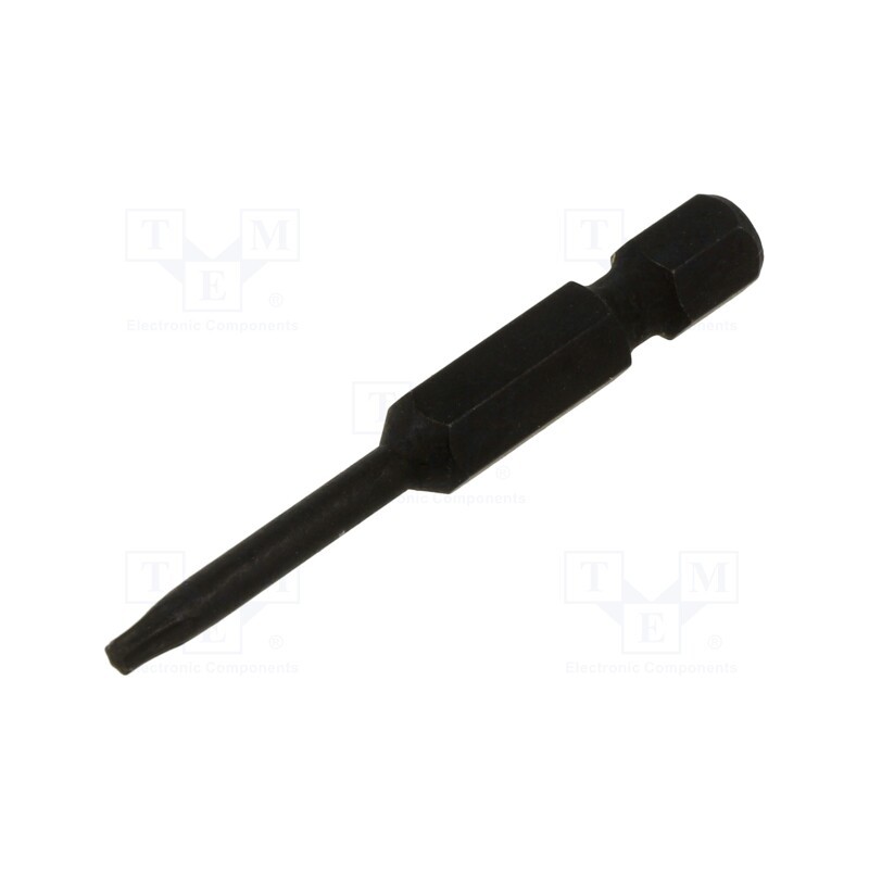 1 pcs x KING TONY - 715009T - Screwdriver bit, Torx®, TX09, Overall len: 50mm