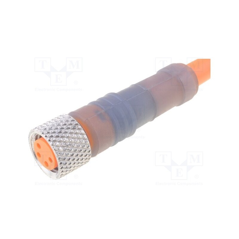 1 pcs x LUMBERG AUTOMATION - RKMV 4-07/20 M - Connection lead, M8, PIN: 4, straight, 20m, plug, 60VAC, 4A, -25÷80°C