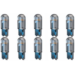 LED bulb w5w crystal t10 sphere cob 10 pcs