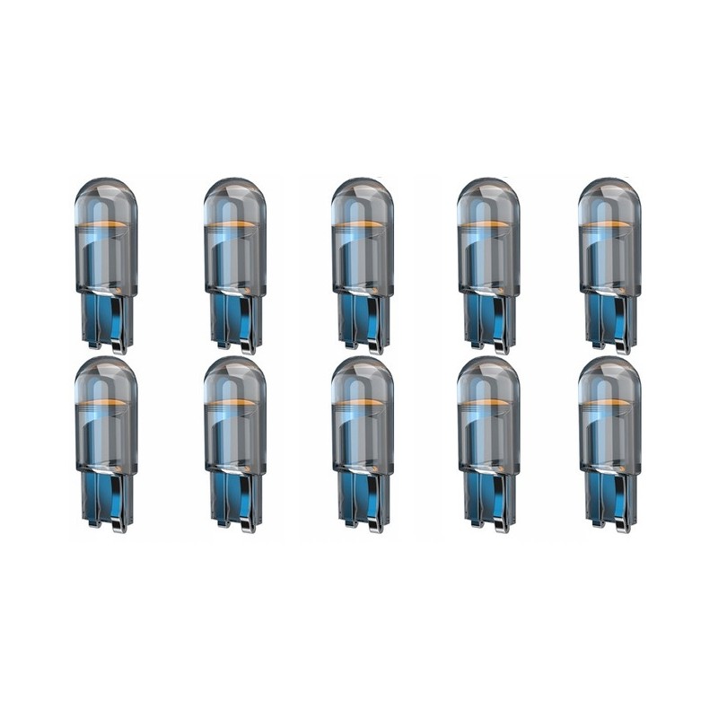 LED bulb w5w crystal t10 sphere cob 10 pcs