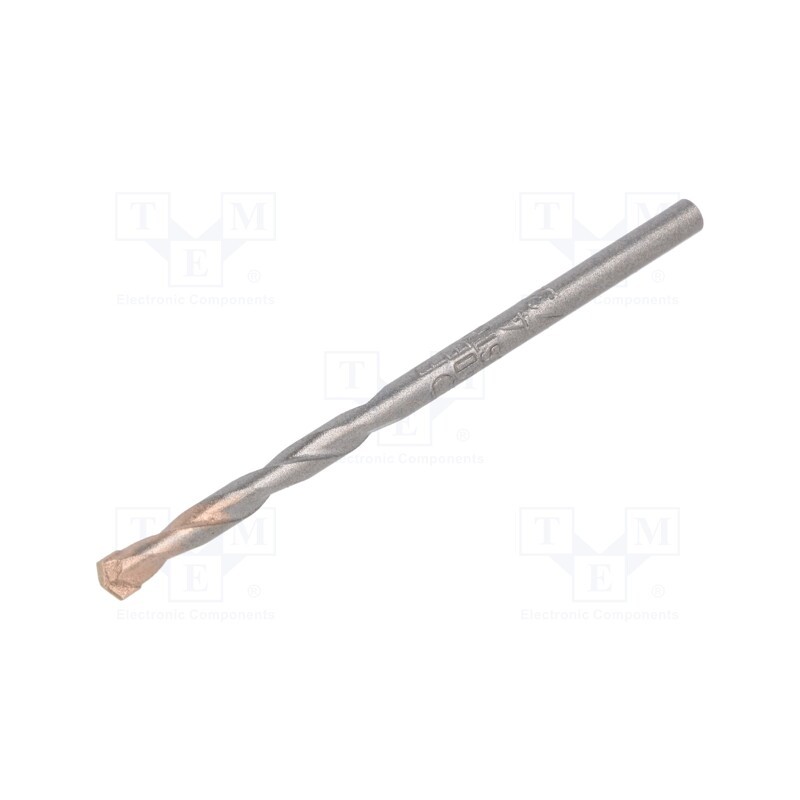 1 pcs x ALPEN-MAYKESTAG - 11700400100 - Drill bit, for concrete, Ø: 4mm, L: 75mm, steel, cemented carbide