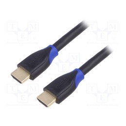 1 pcs x LOGILINK - CH0065 - Cable, HDMI 2.0, HDMI plug,both sides, 7.5m, black