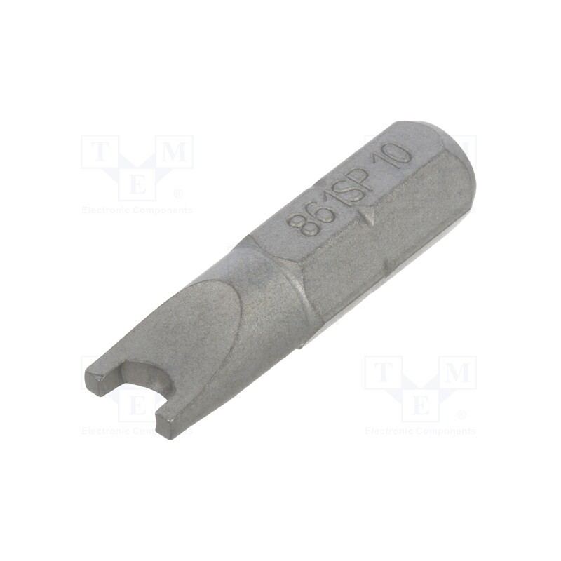 1 pcs x BETA - 861SP/10 - Screwdriver bit, spanner, SP10, Overall len: 25mm