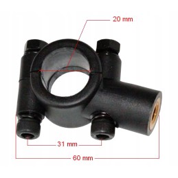 Mirror mounting, bracket, BL left thread, M10 thread