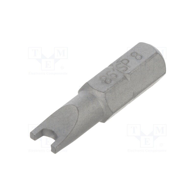1 pcs x BETA - 861SP/8 - Screwdriver bit, spanner, SP8, Overall len: 25mm
