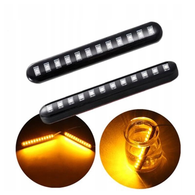 Dynamic waterproof LED turn signals, 2 pcs