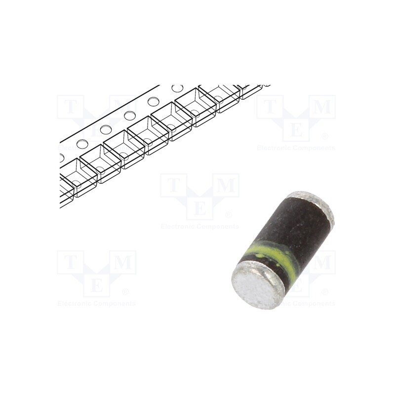 5 pcs x DIOTEC SEMICONDUCTOR - CL10MD - Diode: CRD, single diode, DO213AA, 3÷90V, 17÷23mA, 1W