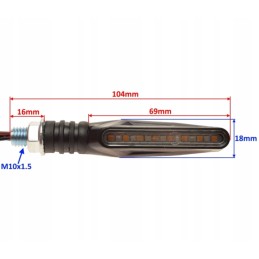 ATV sequential dynamic turn signals rear LED