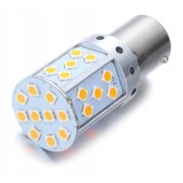 35 LED PY21W bulb, orange smd bau15s