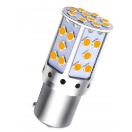 35 LED PY21W bulb, orange smd bau15s