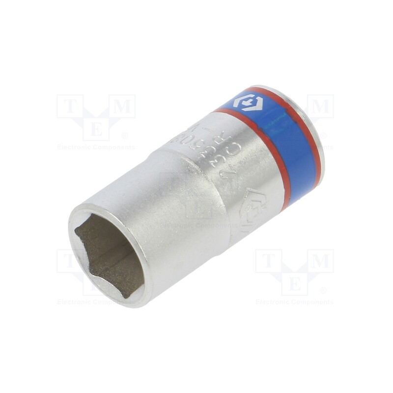 1 pcs x KING TONY - 233508M - Socket, 6-angles,socket spanner, HEX 8mm, 1/4', 24.5mm, short