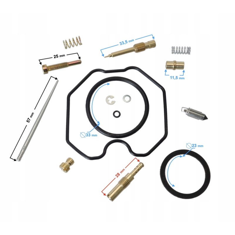 Quad ATV Cross 200 Bashan carburetor repair kit