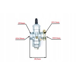 Power Force WSK 125 WFM SHL Osa G20 GZC carburetor