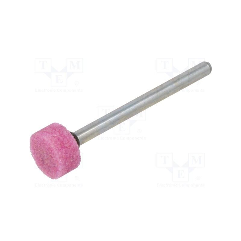 1 pcs x PG PROFESSIONAL - MD.002 - Grindingstone, Ø: 10mm, Ø: 3mm, Tip mat: aluminium oxide