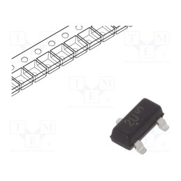 25 pcs x ONSEMI - MMBTA63LT1G - Transistor: PNP, bipolar, Darlington, 30V, 0.5A, 0.225W, SOT23