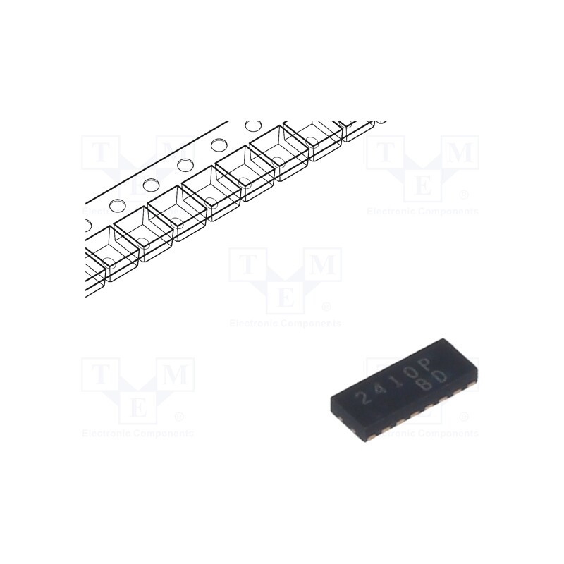 1 pcs x SEMTECH - ECLAMP2410P.TCT - Filter: digital, line terminator, lowpass,EMI, SLP4016P16, Ch: 6