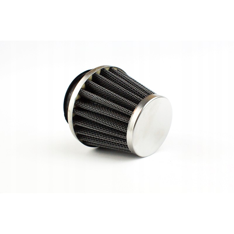 Air filter, chrome cone, 46mm