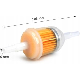 Fuel filters, gasoline filter 105 mm, diameter 35 mm, 7 pcs