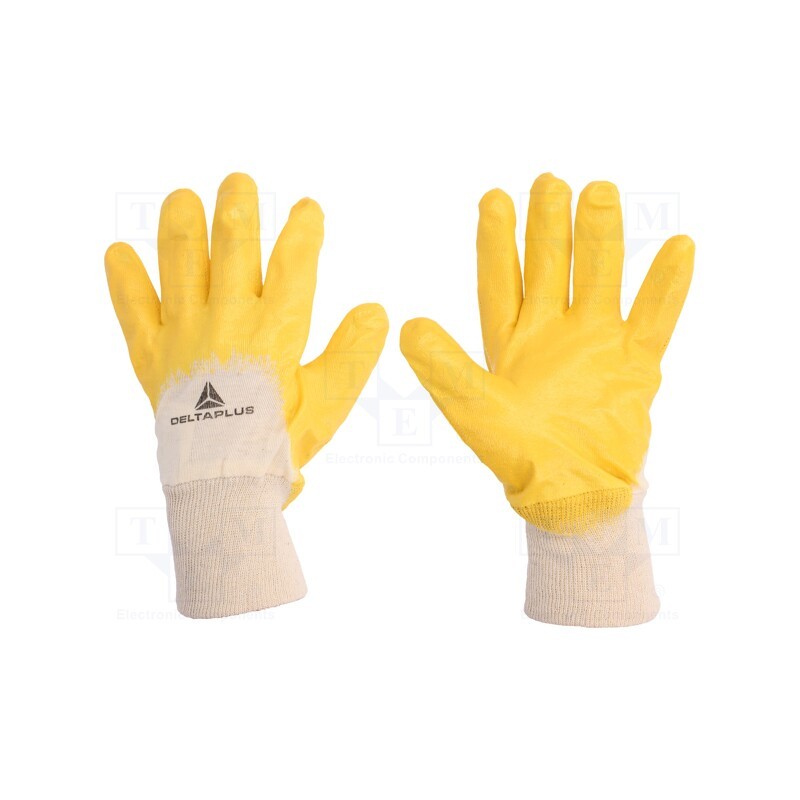 1 set x DELTA PLUS - NI01510 - Protective gloves, Size: 10, Nitrile™ rubber, NI015