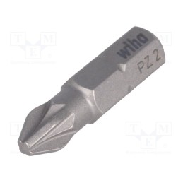 1 pcs x WIHA - 1689 - Screwdriver bit, Pozidriv®, PZ2, Overall len: 25mm, STANDARD