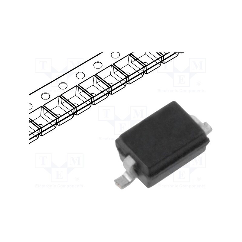 10 pcs x ONSEMI - SZMM3Z4V7T1G - Diode: Zener, 0.3W, 4.7V, SMD, , SOD323, single diode
