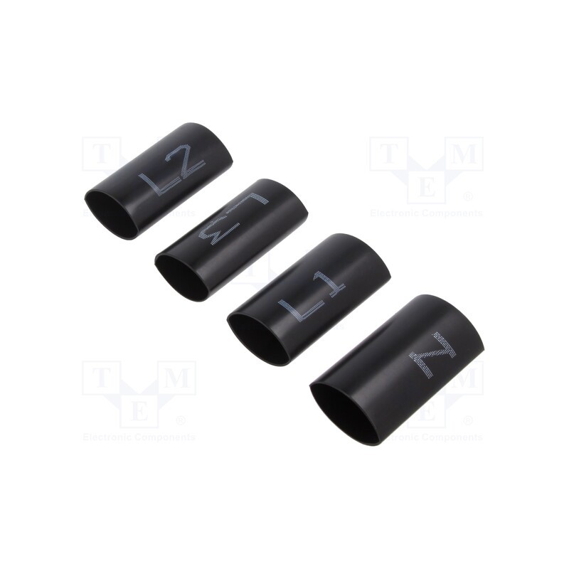 1 set x RADPOL - WGE0AI4FJOF01 - Heat shrink markers, 50mm, 50pcs.