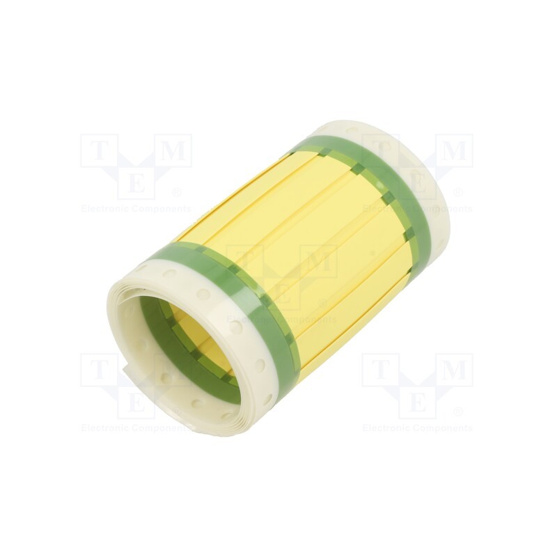 1 pcs x TE Connectivity - D87851-000 - Heat shrink markers, 50mm, yellow, Shrinking ratio: 2: 1