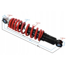 Shock absorber atv 110 25cm 7mm moretti