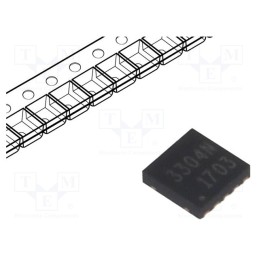 1 pcs x SEMTECH - RCLAMP3304N.TCT - Diode: TVS array, 3.5V, 25A, 450W, unidirectional, SLP2626P10, Ch: 4